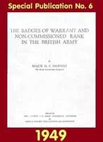 Free download The Badges of Warrant and Non-Commissioned Officers In The British Army ( 1949) free photo or picture to be edited with GIMP online image editor