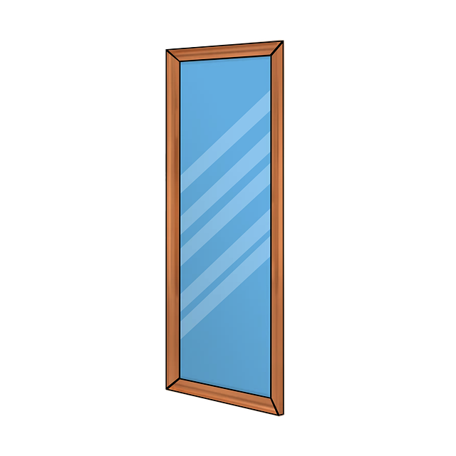 Free download The Mirror Frame Wall Wooden -  free illustration to be edited with GIMP free online image editor