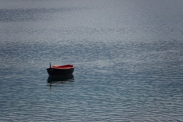 Free download the needle boat water nature calm free picture to be edited with GIMP free online image editor