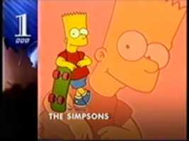 Free download The Simpsons BBC1 Slide from 1996 free photo or picture to be edited with GIMP online image editor