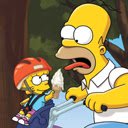 The Simpsons Theme  screen for extension Chrome web store in OffiDocs Chromium