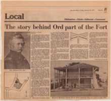 Free download The story behind Ord part of the Fort (San Jose News, January 26, 1979) free photo or picture to be edited with GIMP online image editor