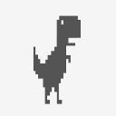 The T Rex Dinosaur Game!  screen for extension Chrome web store in OffiDocs Chromium