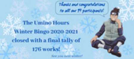 Free download The Umino Hours Winter Bingo Graphics (2020-2021) free photo or picture to be edited with GIMP online image editor