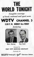 Free download The World Tonight AD (1950s, WDTV, DuMont) free photo or picture to be edited with GIMP online image editor