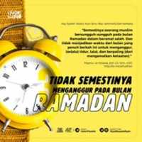 Free download TIDAK SEMESTINYA MENGANGGUR PADA BULAN RAMADAN free photo or picture to be edited with GIMP online image editor