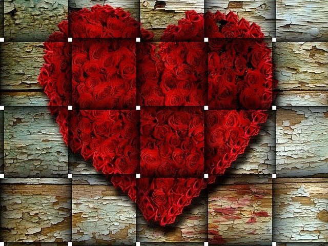 Free download Tile Roses Background ValentineS -  free illustration to be edited with GIMP free online image editor