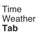 Time and Weather Tab  screen for extension Chrome web store in OffiDocs Chromium