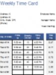 Free download Time Card Calculator DOC, XLS or PPT template free to be edited with LibreOffice online or OpenOffice Desktop online