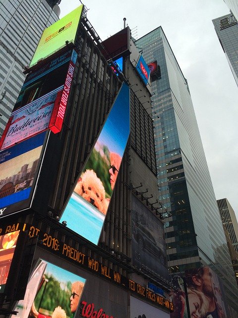 Free download times square new york bright free picture to be edited with GIMP free online image editor