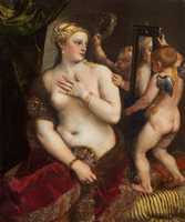 Free download Titian, Venus With A Mirror free photo or picture to be edited with GIMP online image editor