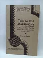 Free download Too Much Matrimony 1931 free photo or picture to be edited with GIMP online image editor