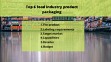 Free download Top 6 Food Industry Product Packaging free photo or picture to be edited with GIMP online image editor