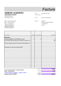 Free download Toutes mes factures regroupées dans un document. DOC, XLS or PPT template free to be edited with LibreOffice online or OpenOffice Desktop online