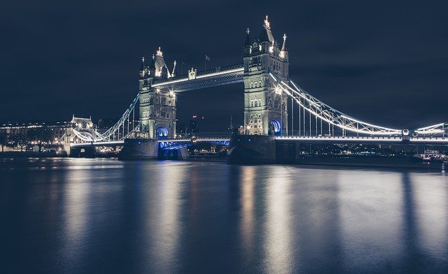 Free download tower bridge river night lights free picture to be edited with GIMP free online image editor