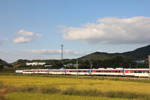 Free download train railway rural transportation free picture to be edited with GIMP free online image editor