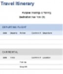 Free download Travel Itinerary DOC, XLS or PPT template free to be edited with LibreOffice online or OpenOffice Desktop online