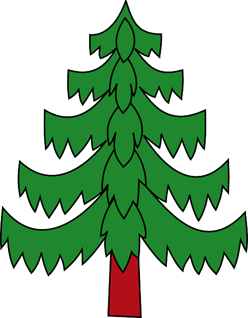 Free download Tree Green Christmas - Free vector graphic on Pixabay free illustration to be edited with GIMP free online image editor