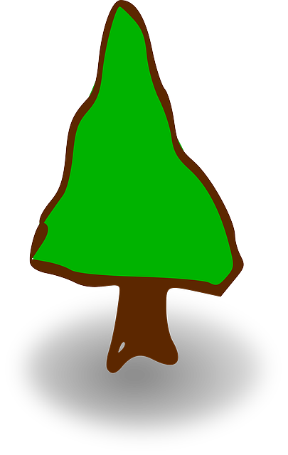 Free download Tree Green Tall - Free vector graphic on Pixabay free illustration to be edited with GIMP free online image editor