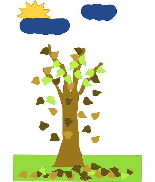 Free download Tree Leaves Sun - Free vector graphic on Pixabay free illustration to be edited with GIMP free online image editor