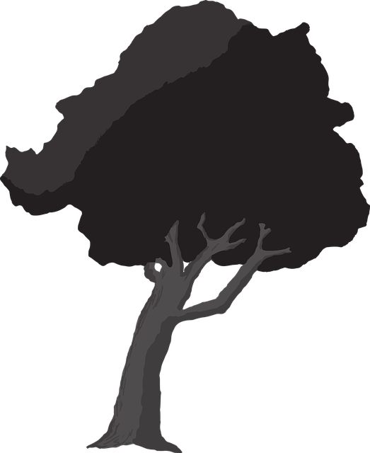 Free download Tree Silhouette Green - Free vector graphic on Pixabay free illustration to be edited with GIMP free online image editor