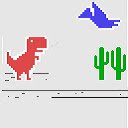 Écran T Rex Running Dino pour extension Chrome web store dans OffiDocs Chromium