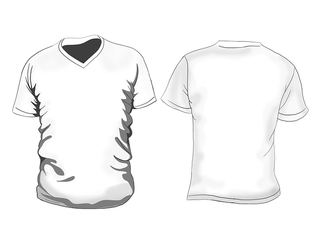 Free download T-Shirt White Clothing -  free illustration to be edited with GIMP free online image editor