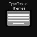 TypeTest.io Themes  screen for extension Chrome web store in OffiDocs Chromium