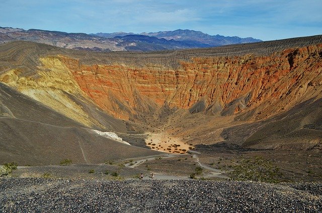 Free download ubehebe crater crater volcano crater free picture to be edited with GIMP free online image editor