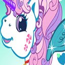 Unicorn Cuties Dress Up  screen for extension Chrome web store in OffiDocs Chromium