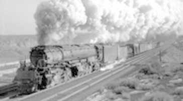 Free download Union Pacific BIG BOY #4012, Wyoming 1941 free photo or picture to be edited with GIMP online image editor