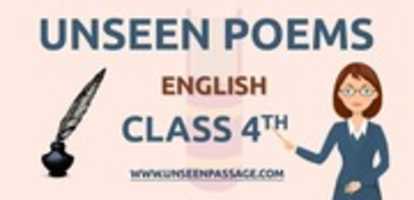 Free download Unseen Poem For Class 4 In English free photo or picture to be edited with GIMP online image editor