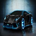 UPDATED TRON Lamborghini Aventador  screen for extension Chrome web store in OffiDocs Chromium