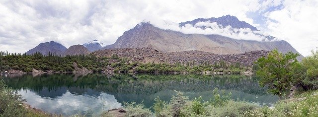 Free download upperkachora lake skardu mountains free picture to be edited with GIMP free online image editor