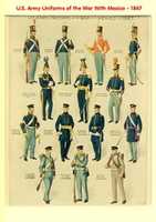 Free download U.S. Army Uniforms of the War With Mexico - 1847 free photo or picture to be edited with GIMP online image editor