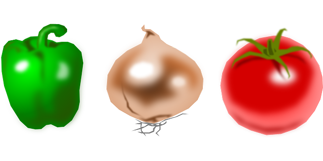 Free download Vegetables Tomato Onion Green - Free vector graphic on Pixabay free illustration to be edited with GIMP free online image editor