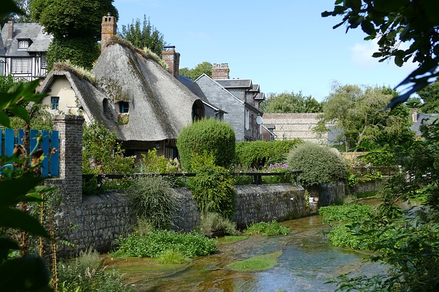 Free download veules les roses france village free picture to be edited with GIMP free online image editor