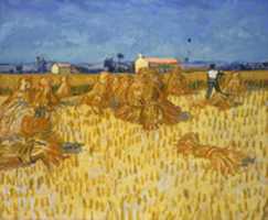 Free download Vincent Van Gogh, Corn Harvest In Provence free photo or picture to be edited with GIMP online image editor