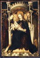 Free download Virgin and Child Enthroned with Saints Catherine and Jerome free photo or picture to be edited with GIMP online image editor