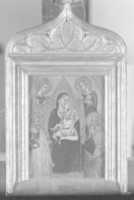 Free download Virgin and Child Enthroned with Saints Peter, Catherine of Alexandria, a Female Saint and Anthony Abbot free photo or picture to be edited with GIMP online image editor