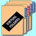 VirtualFolders Extension  screen for extension Chrome web store in OffiDocs Chromium