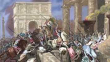 Free download Visigoths Storm Rome - Painting free photo or picture to be edited with GIMP online image editor