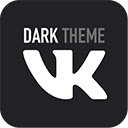 VK Dark Theme  screen for extension Chrome web store in OffiDocs Chromium