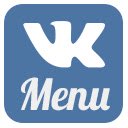 VK Menu  screen for extension Chrome web store in OffiDocs Chromium