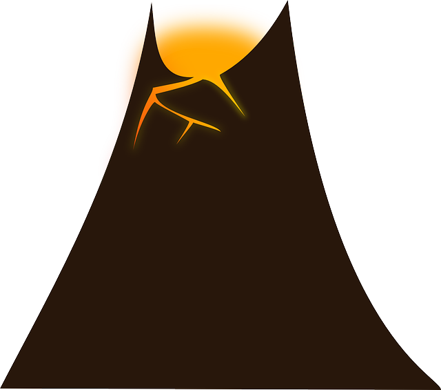 Free download Volcano Hot Fire - Free vector graphic on Pixabay free illustration to be edited with GIMP free online image editor