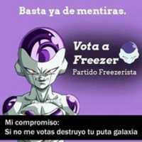 Free download Vota a Freezer [ Meme free photo or picture to be edited with GIMP online image editor