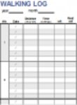 Descarga gratis la plantilla Walking Log DOC, XLS o PPT gratis para editar con LibreOffice en línea o OpenOffice Desktop en línea