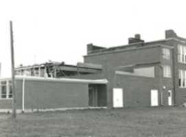 Free download Wapella Tornado Damage: Wapella Grade School, Rear free photo or picture to be edited with GIMP online image editor