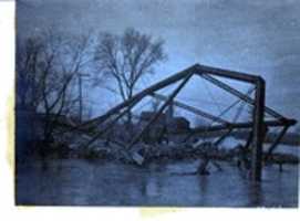 Free download Washed Out 7th Street Bridge In Fairbury, Illinois, On April 19, 1920 , Photo 2 free photo or picture to be edited with GIMP online image editor