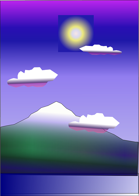 Free download Water Cloud Mountain - Free vector graphic on Pixabay free illustration to be edited with GIMP free online image editor